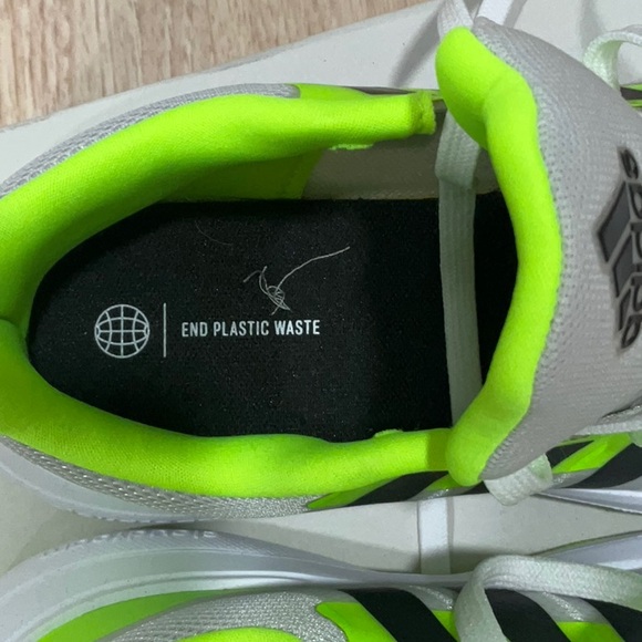 Adidas Kids Sneakers - Neon Yellow and Gray - Picture 4 of 6